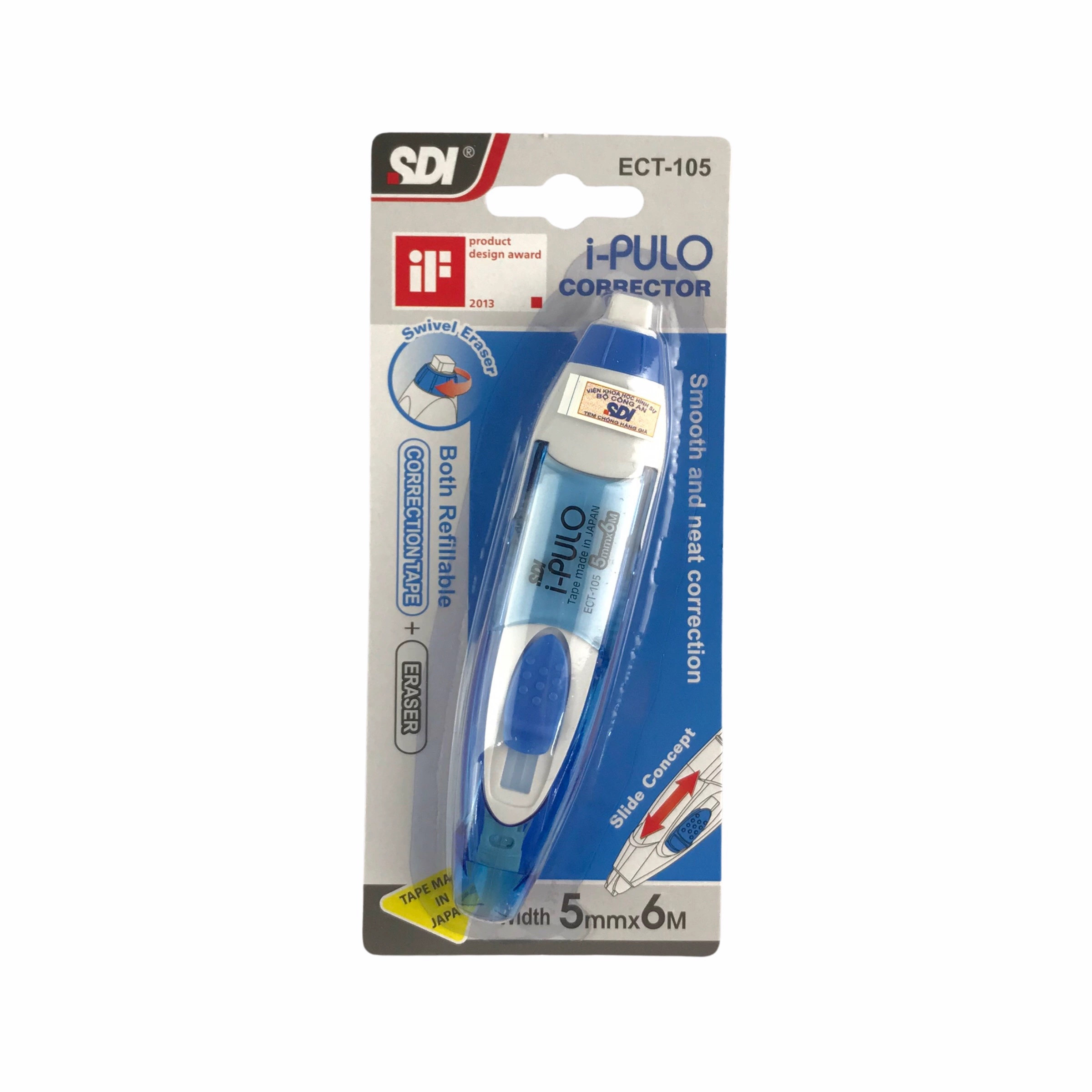 Băng xóa giấy Correction Tape SDI i-Pulo ECT-104, ECT-105 [HÀNG CHÍNH HÃNG]