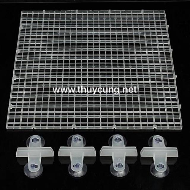 Tấm vách ngăn bể 30x30cm mầu trắng