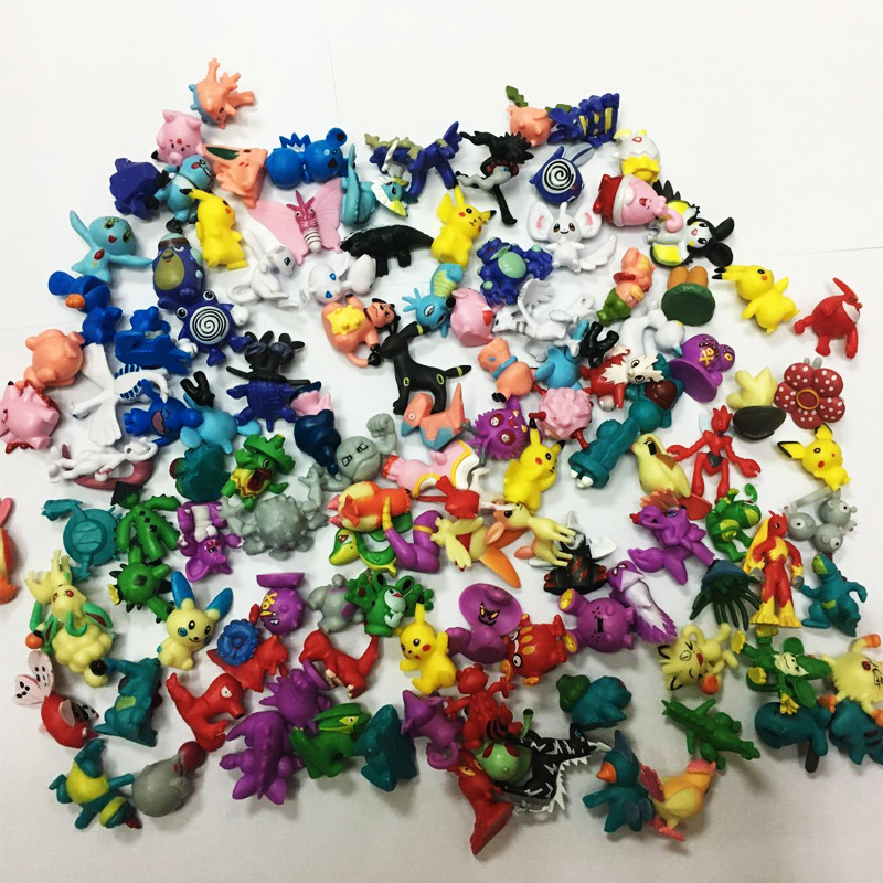 Mô hình nhân vật pokemon mini, mô hình pikachu mini