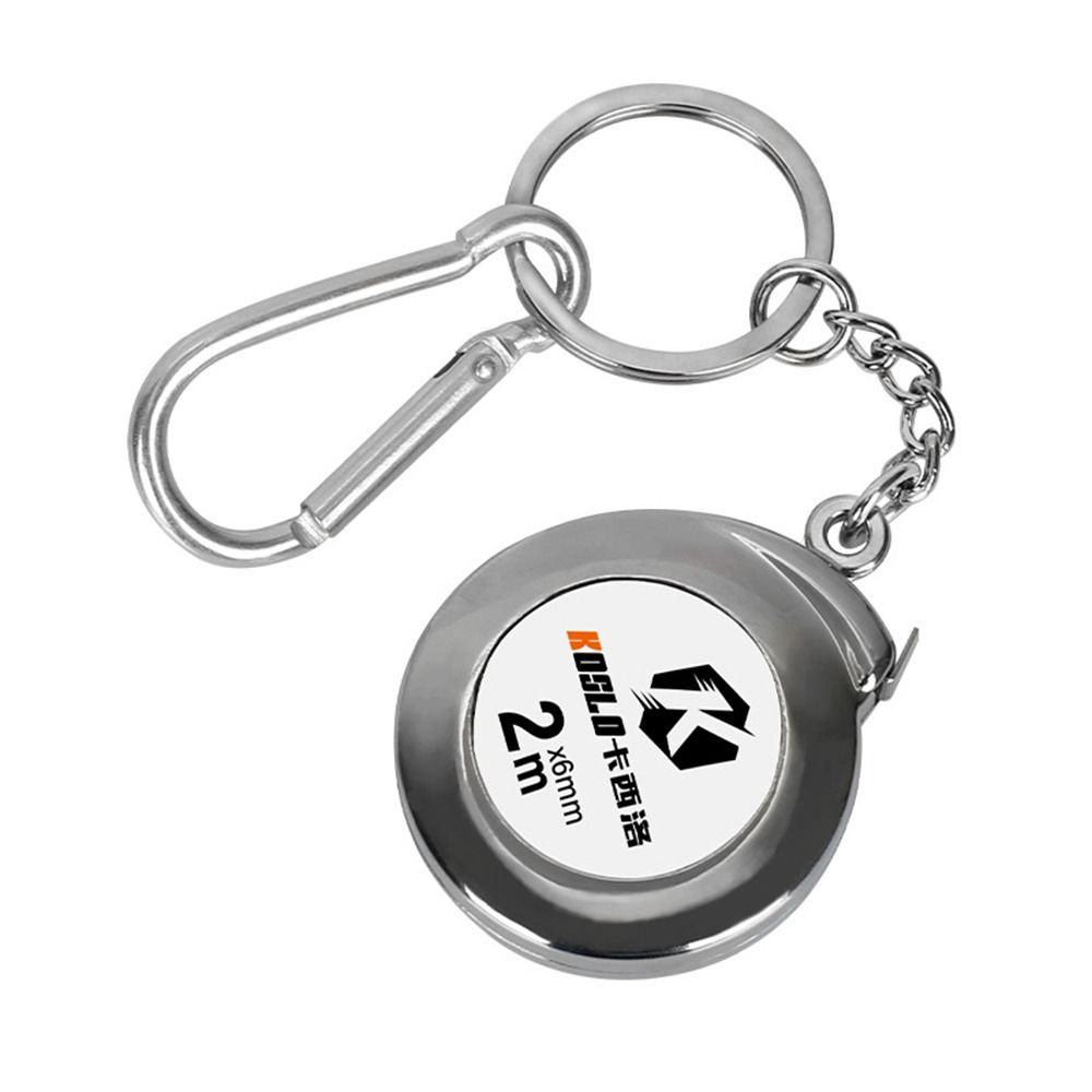 Trader mini thước đo quà tặng dụng cụ đo móc khóa móc khóa đo lường thước kẻ có thể thu vào 2m thước dây móc khóa dụng cụ đo lường