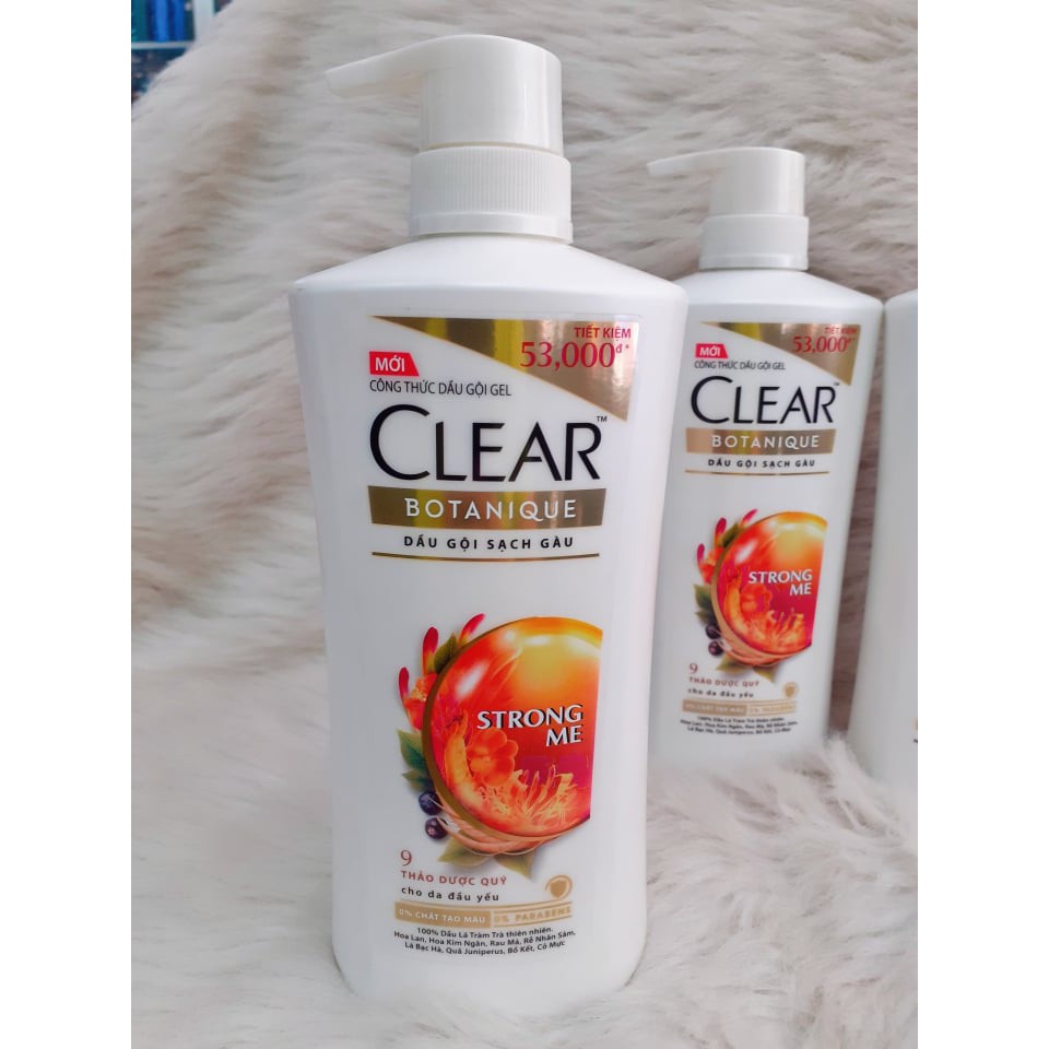 Dầu gội Clear Botanique 9 Thảo Dược Quý 650ml