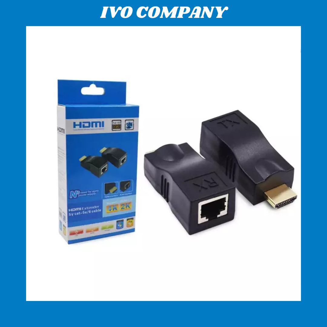 Bộ Chuyển Đổi HDMI Sang LAN 30m RJ45