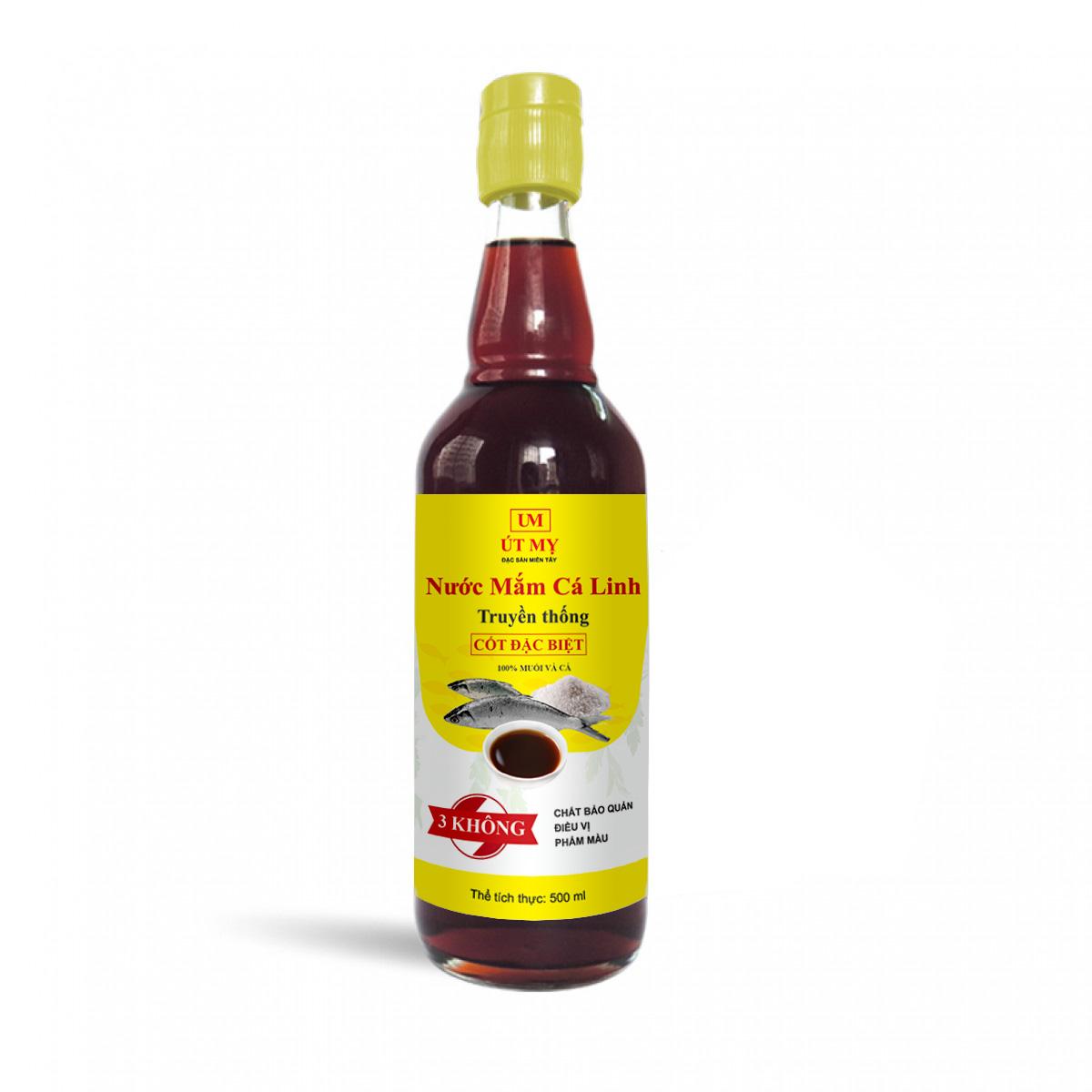 Nước mắm cá linh 350ml Út Mỵ