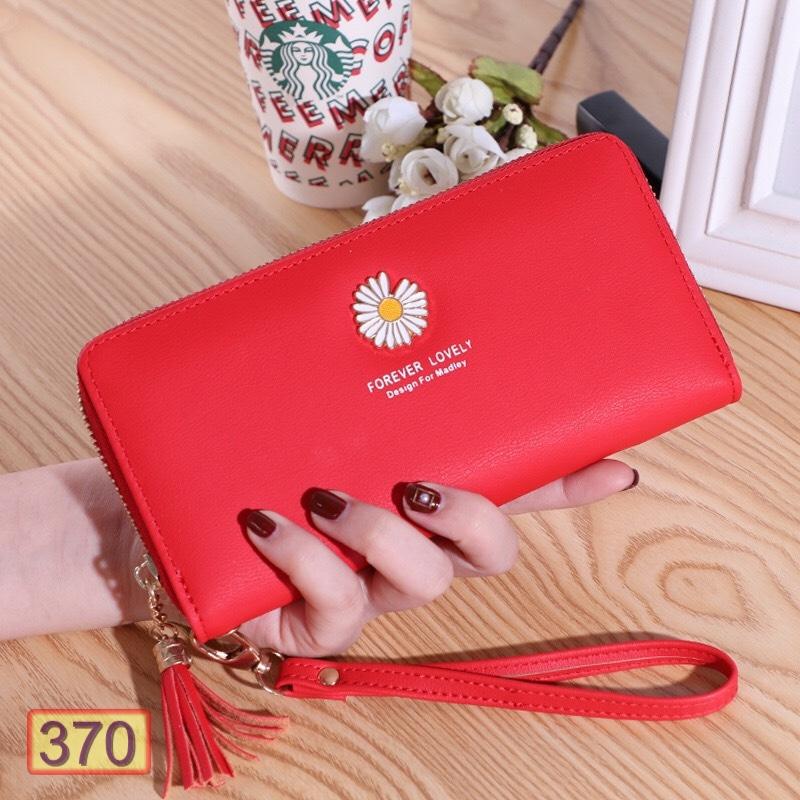 Ví Dài Nữ Cầm Tay Hoa Cúc Hot Trend 370 - Phong Cách Hàn Quốc
