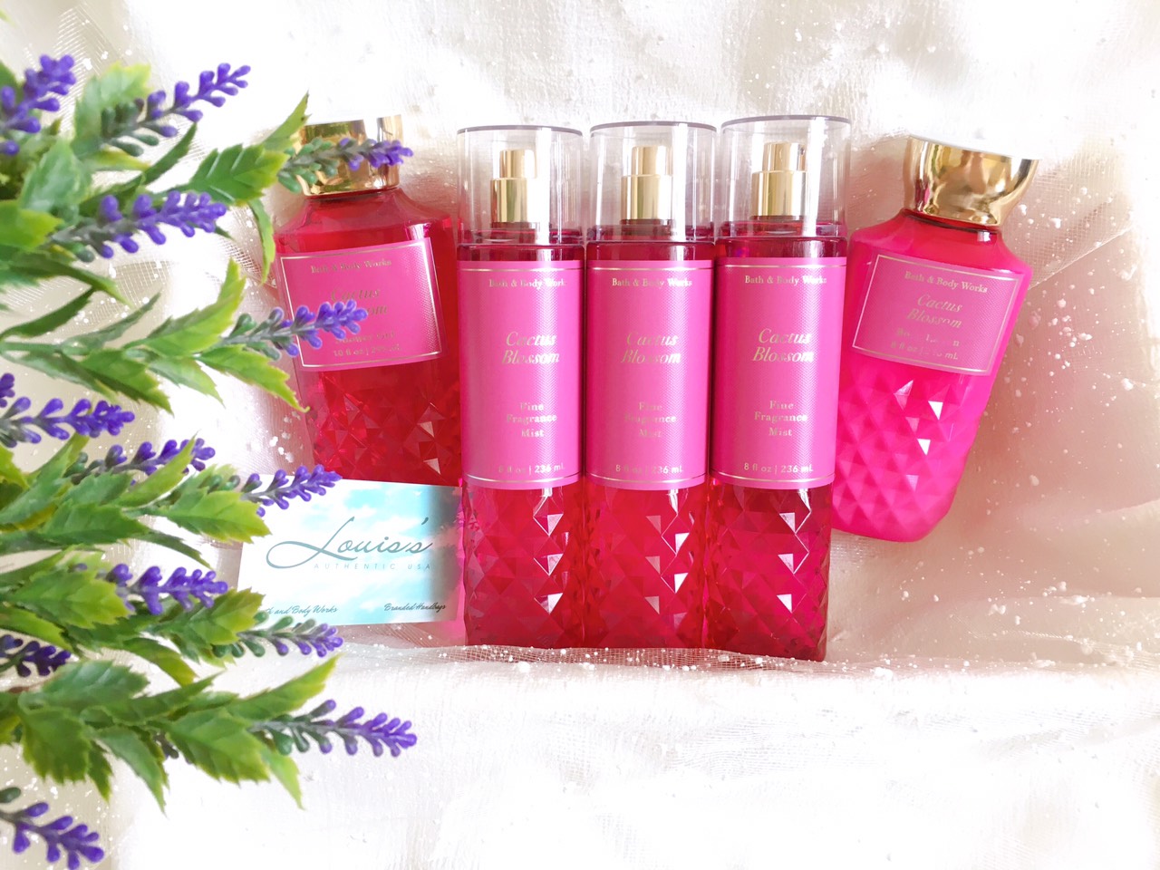 [ CACTUS BLOSSOM ] Trọn bộ chăm sóc cơ thể Bath & Body Works Mỹ