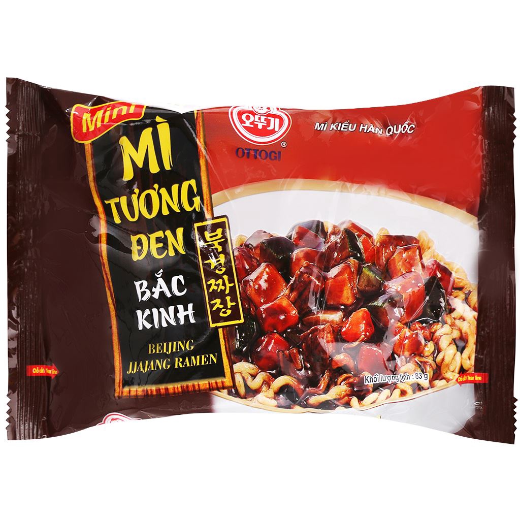 [THÙNG 30 GÓI] Mì Tương Đen Bắc Kinh Otoki 83g