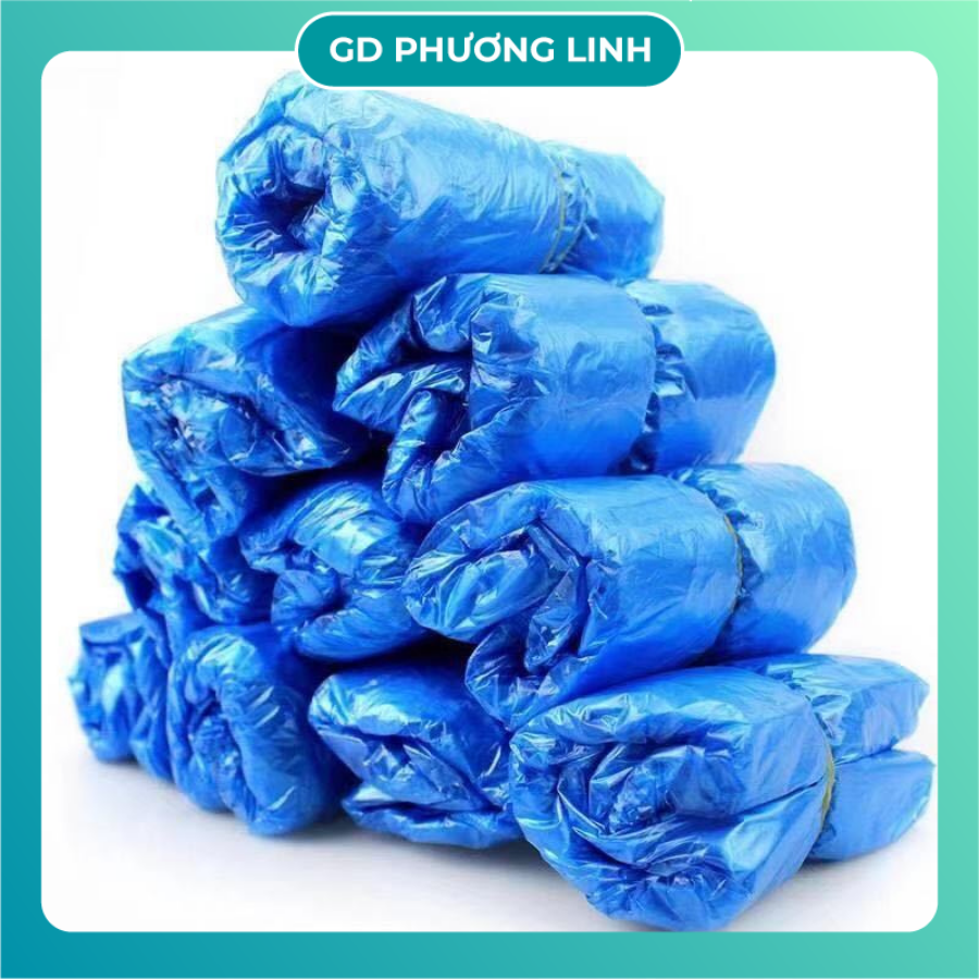 [Combo 100] Túi Nilon Bọc Giày Đi Mưa Dùng 1 Lần