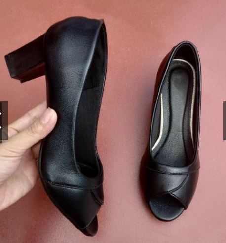 Giầy cao gót hở mũi 5p