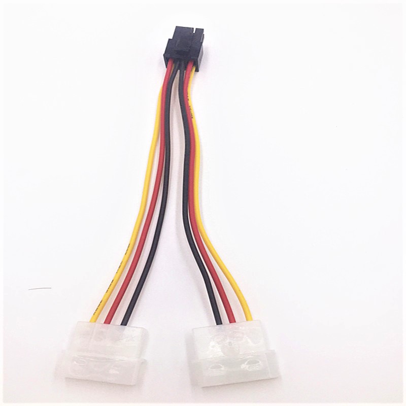 Cáp chuyển 2 đầu ATA sang 6 PIN VGA