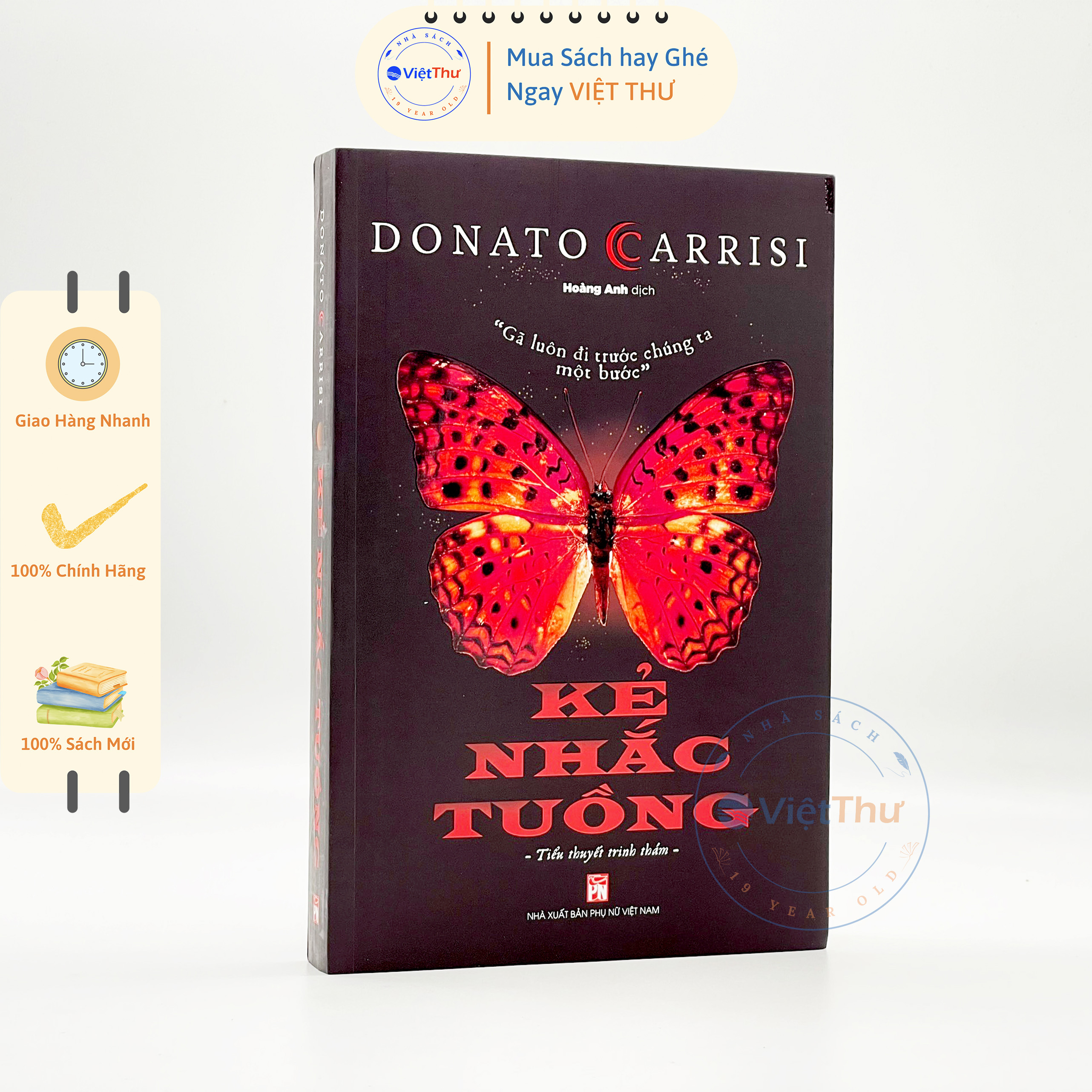 Sách - tiểu thuyết trinh thám - kẻ nhắc tuồng - donato carrisi