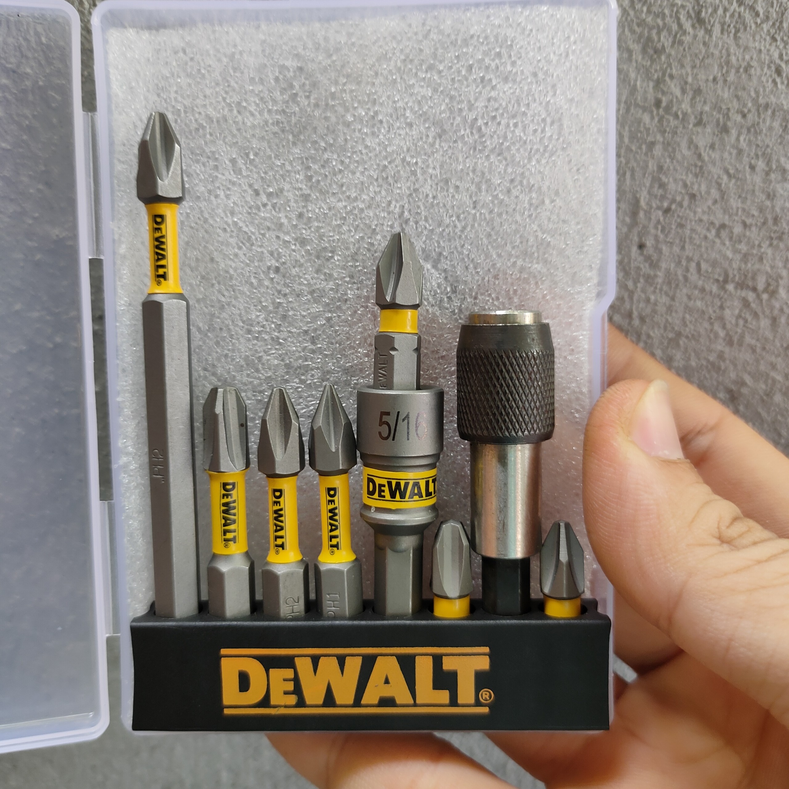 COMBO MŨI VÍT DEWALT - ĐẦU TÔN - ĐẦU NỐI VÍT - DÀI 5cm,9cm