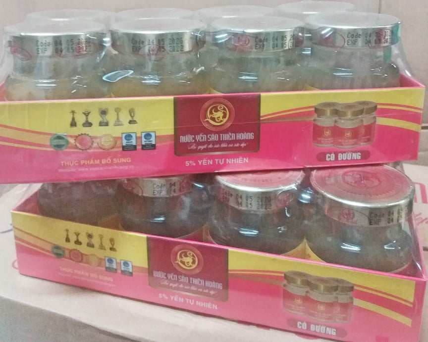 Nước Yến Sào Thiên Hoàng Lốc 8 Hũ 70ML có đường - Yến nước 5%