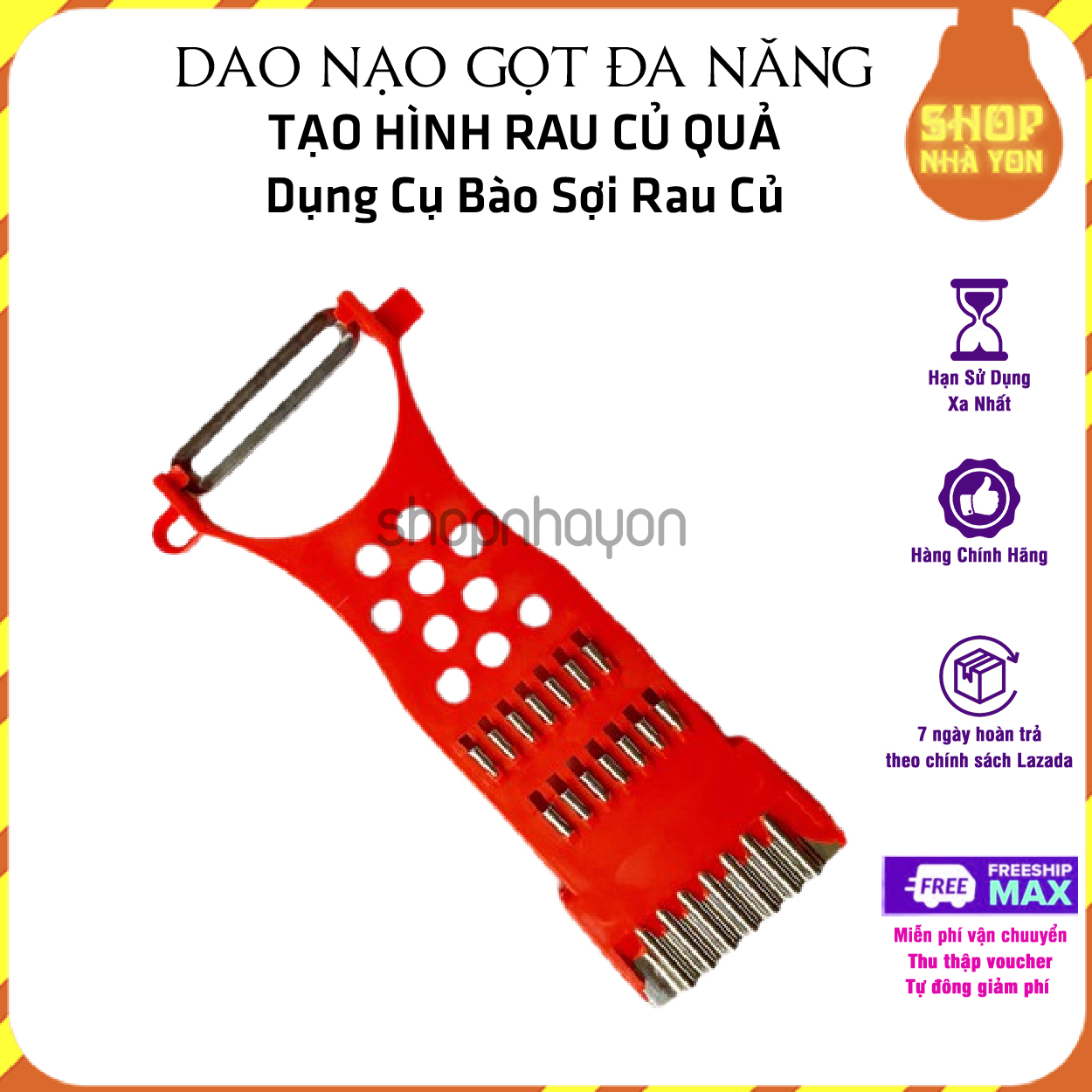 Dụng cụ bào, thái, cắt củ quả đa năng