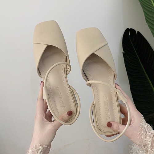Giày 45 sandal tiểu thư 057 quay đi hai kiểu