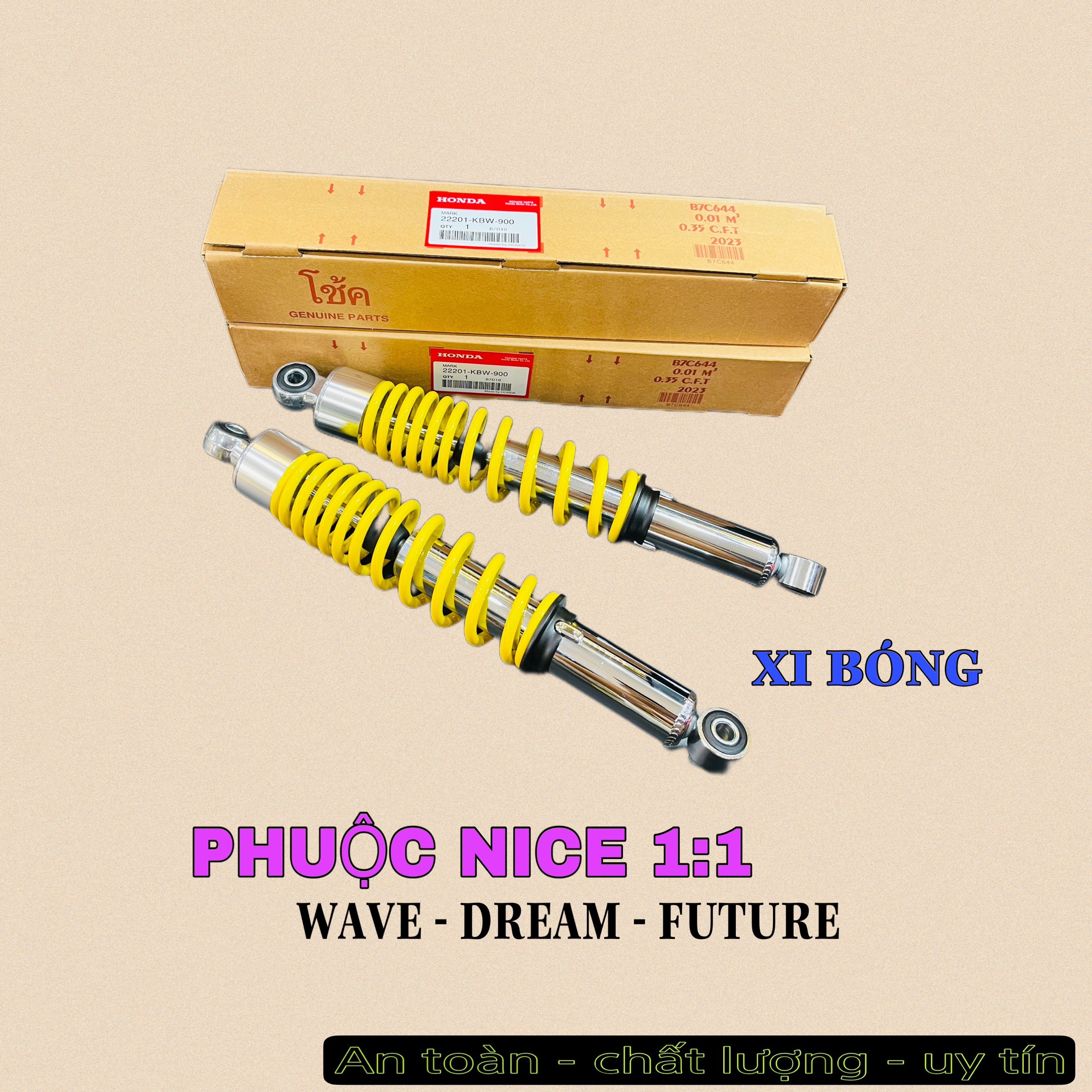 Nice suspension 1:1 wave, dream, future as original