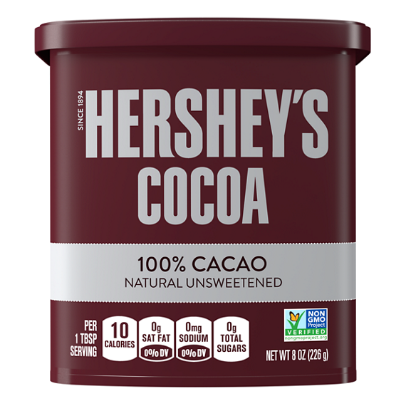 Bột Cacao nguyên chất hiệu Hershey s Cocoa powder - Nhập khẩu Mỹ 226g