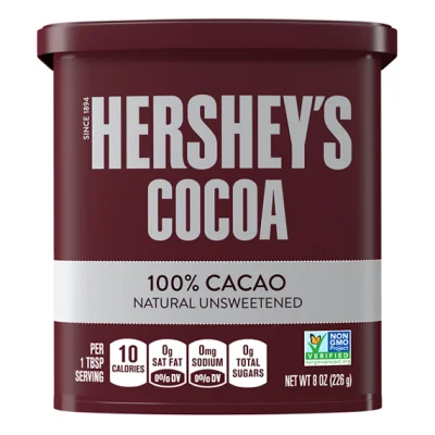 Bột Cacao Hershey Cocoa Nguyên Chất 100% Từ Mỹ 226g