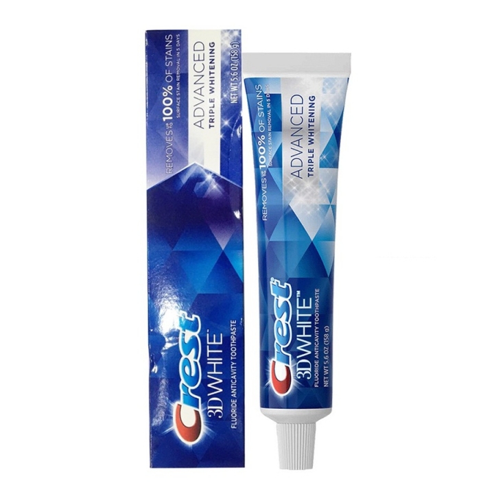 Kem đánh trắng răng Crest 3D Advanced Whitening USA 147G