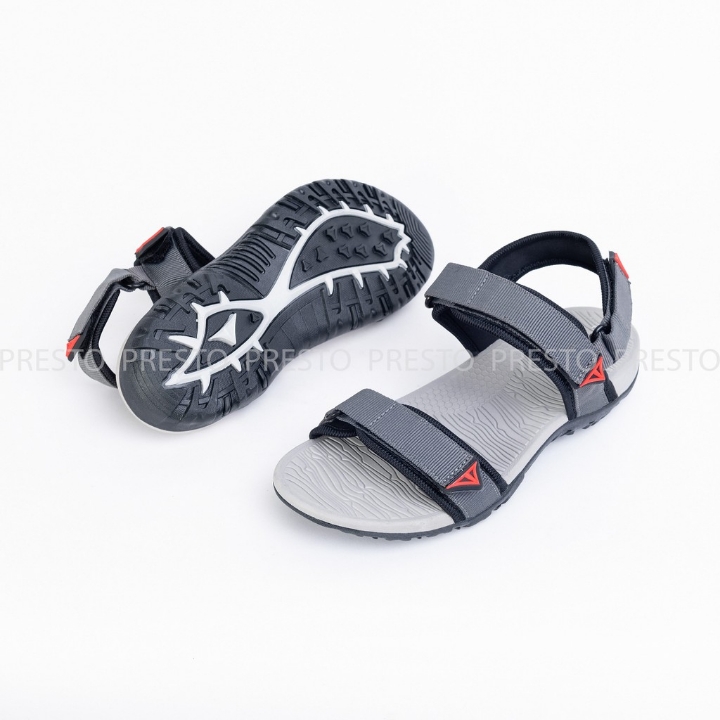 Giày sandal nam chính hãng Việt Thủy quai ngang xám - VT016