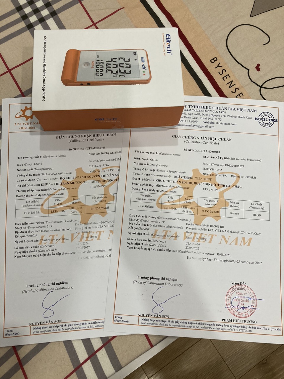 [HN] NHIỆT ẨM KẾ TỰ GHI Elitech GSP-6 pro (Đã bao gồm giấy hiệu chuẩn)
