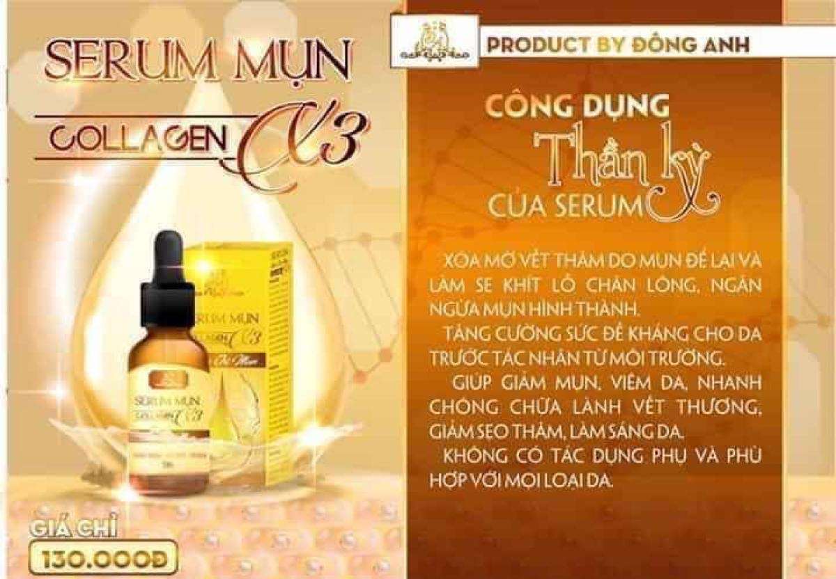 [HCM]Serum Mụn collagen X3 siêu sạch mụn