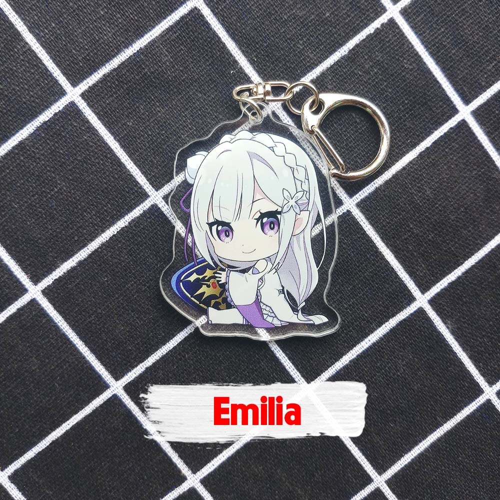 Móc Khóa Anime Re:Zero (Ôm Đồ)