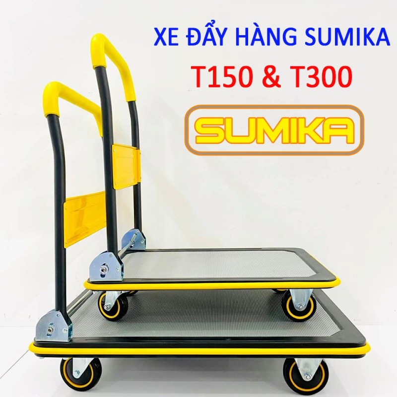 Xe đẩy hàng đa năng SUMIKA T150 - SUMIKA T300 , Khung thép sơn tĩnh điện,Tải trọng 300kg