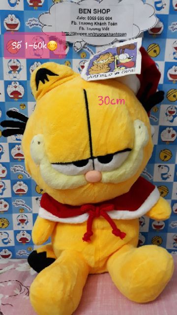 [HCM]Mèo Garfield  Cao 30Cm Mới 100% Còn Tag Ko Tag