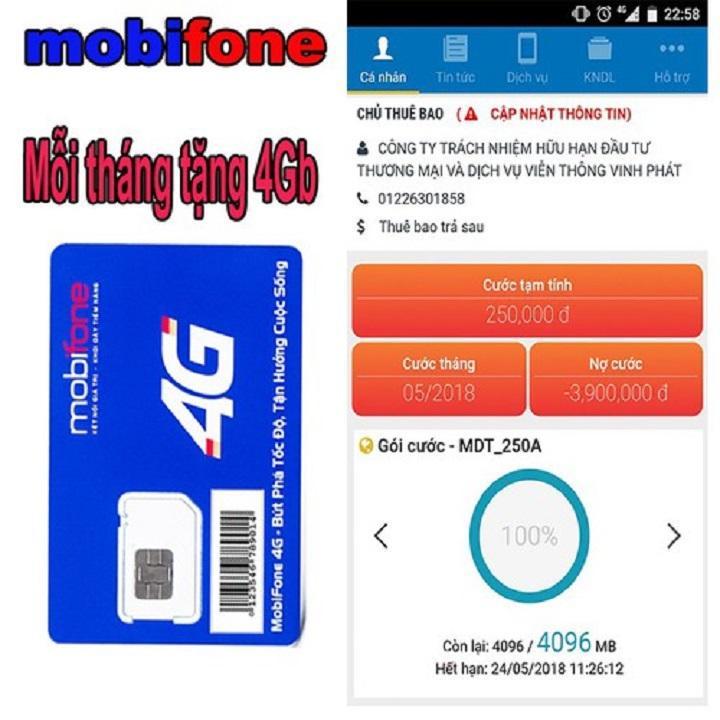 Freeship - chưa kích hoạt. sim 4g mobifone dùng trọn gói 1 năm hoàn toàn miễn phí - bảo hành 1 đổi 1 từ mường thanh royal