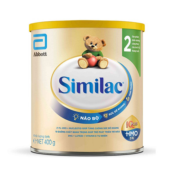 Sữa bột similac hmo 2 lon 400g - hsd luôn mới
