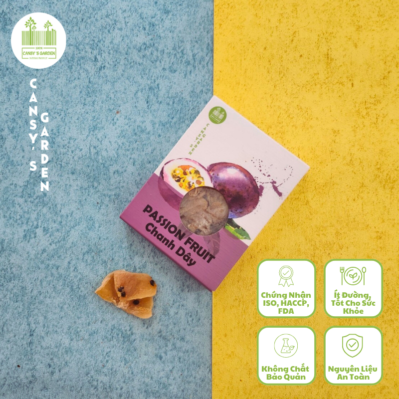 Chanh Dây sấy dẻo - Soft Dried Passion Fruit 80gr