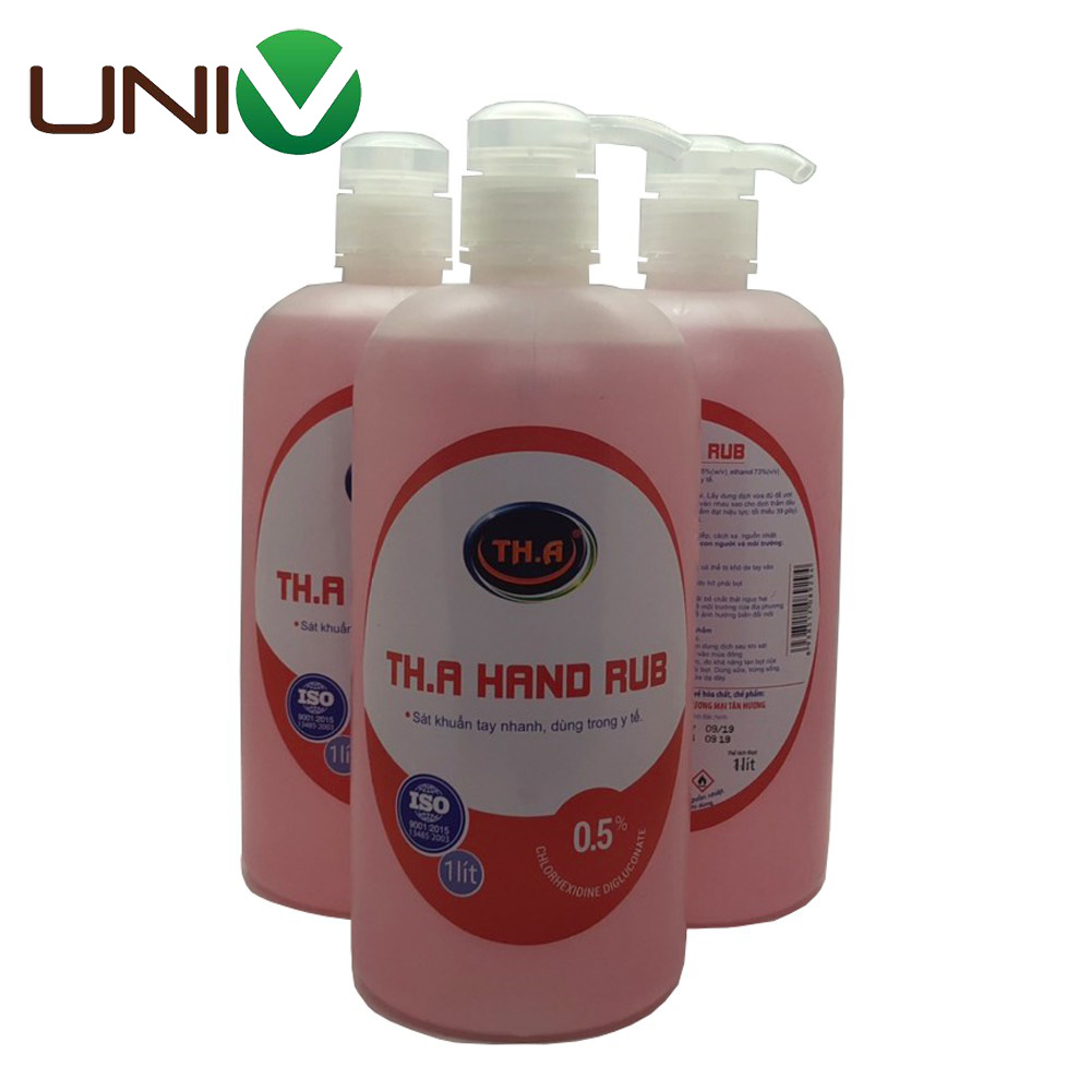 (Chính hãng) Dung dịch sát khuẩn tay khô, nhanh TH.A Hand Rub (THA) 500ml