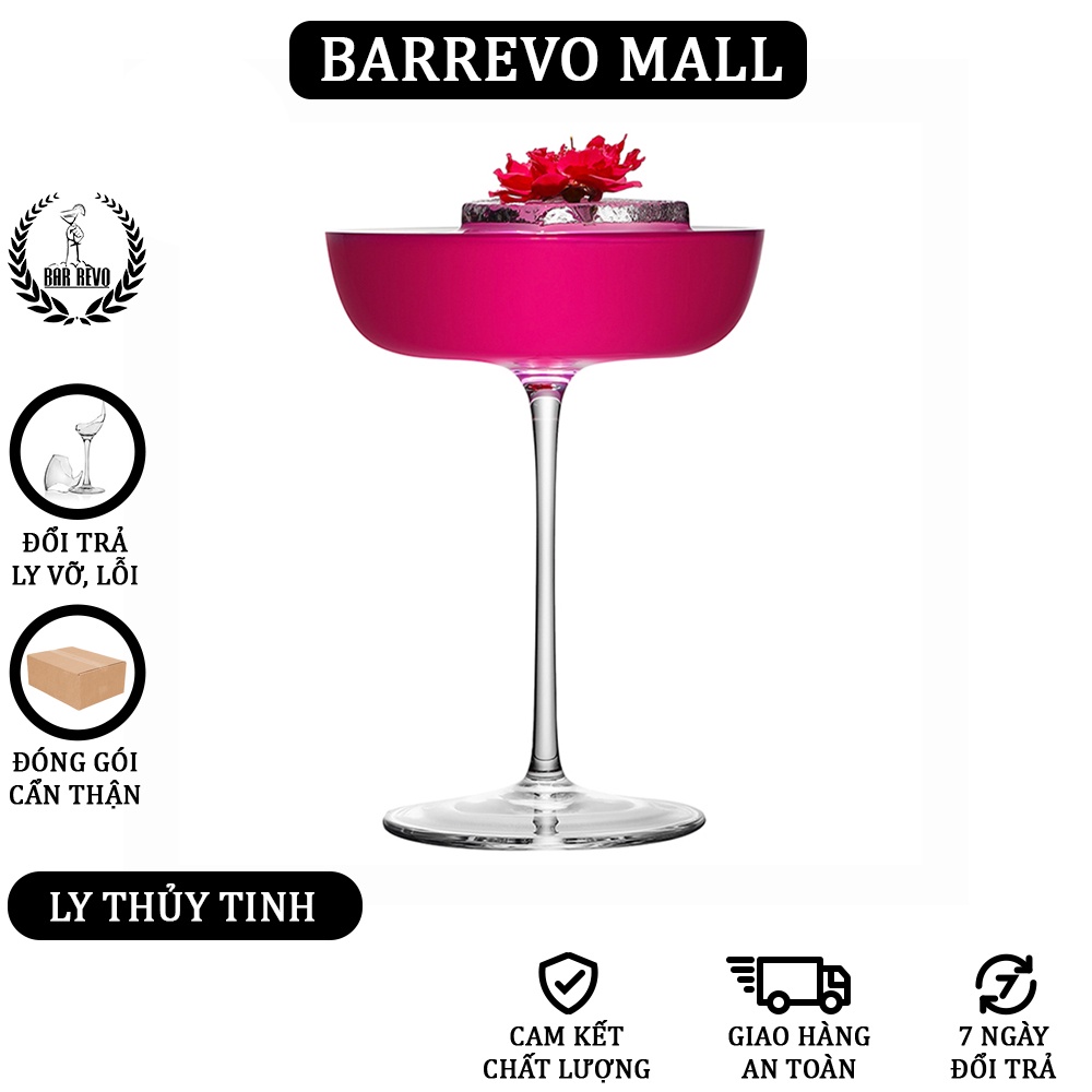 Ct0024 - new york rosy glow champagƞe saucers ct0024 - ly thủy tinh