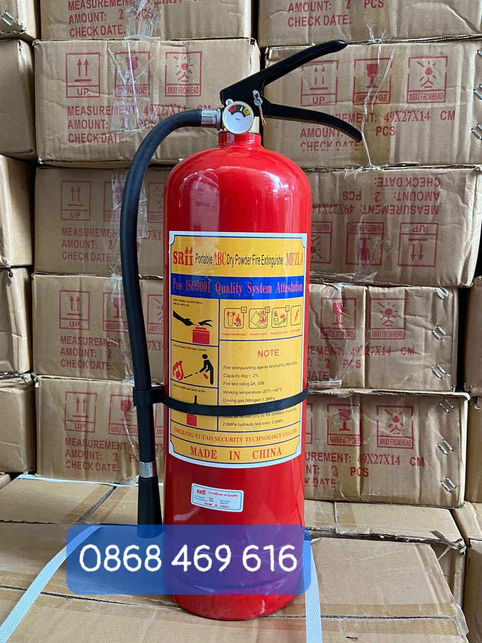 Bình chữa cháy bột ABC 4kg MFZL4