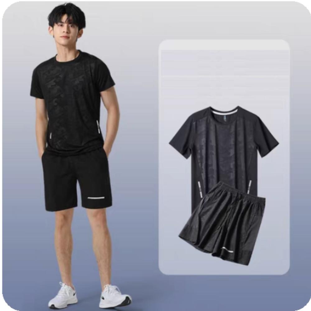 Mẫu mới set thể thao rằn ri mờ chất thun lạnh siêu mát forhimcs2 set nam 002c