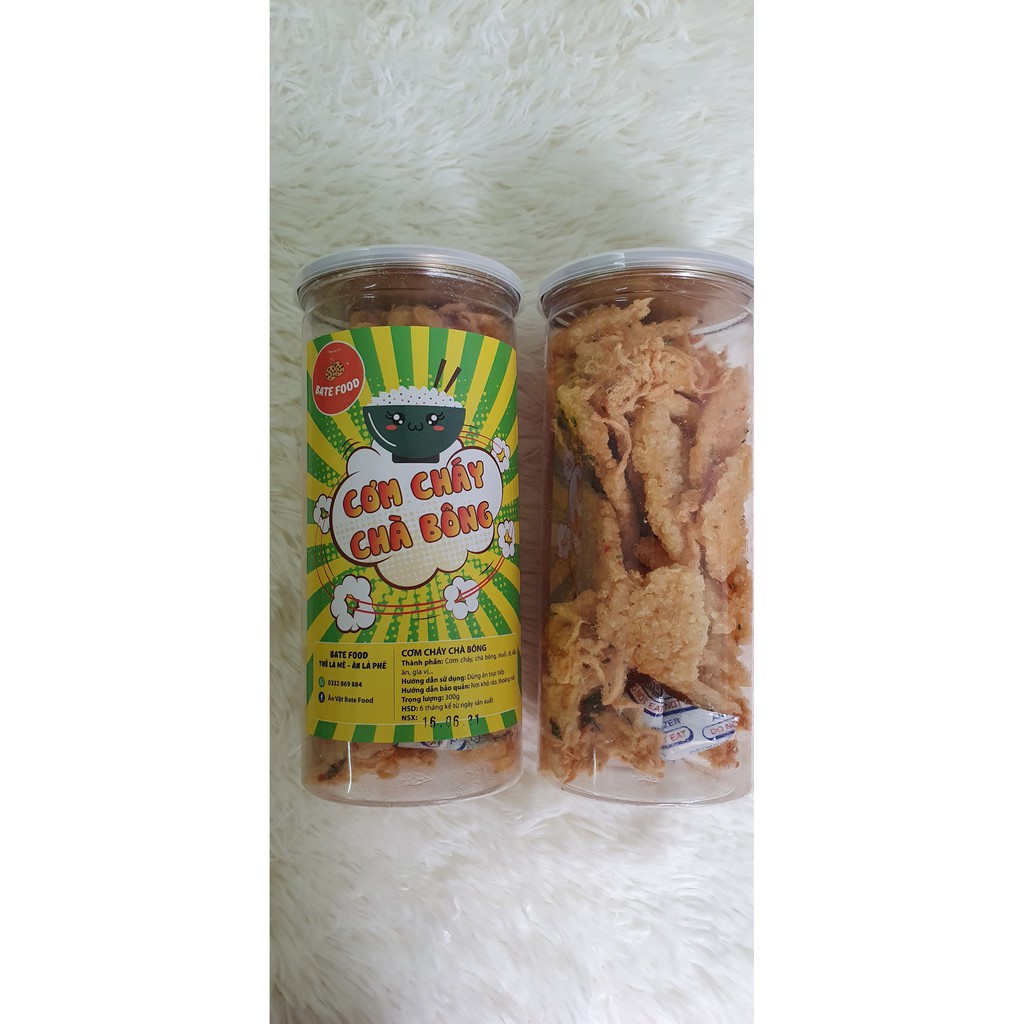 Cơm Cháy Lắc Chà Bông 300g Siêu Ngon Đồ ăn vặt