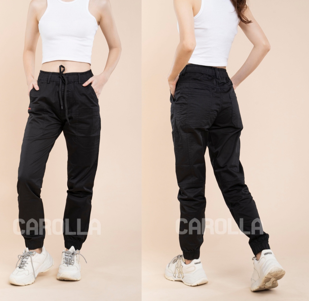 QUẦN JOGGER NAM NỮ _ MÀU ĐEN