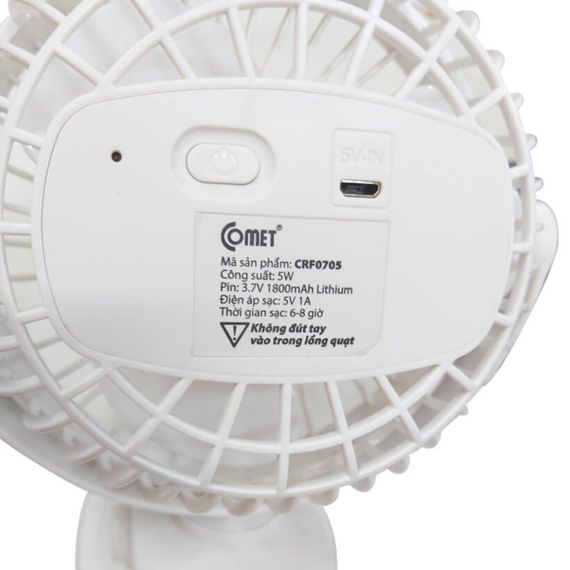 Quạt sạc Comet CRF0705