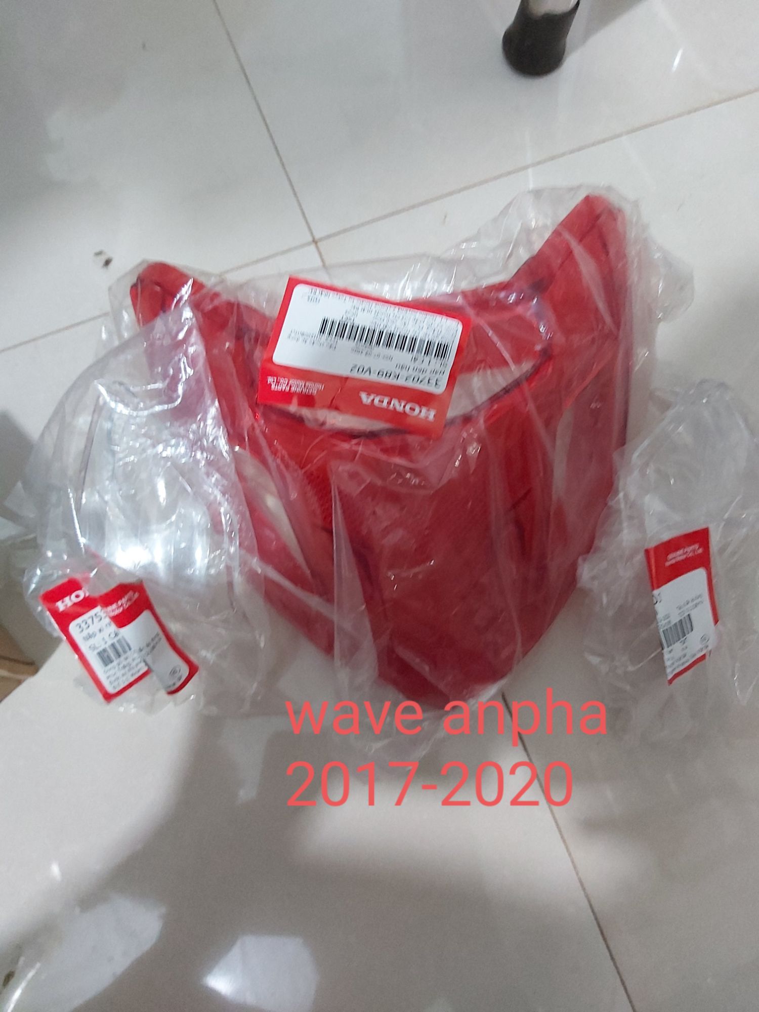 Bộ 3 món chụp đèn hậu wave a 110 đời 2017-2020 zin