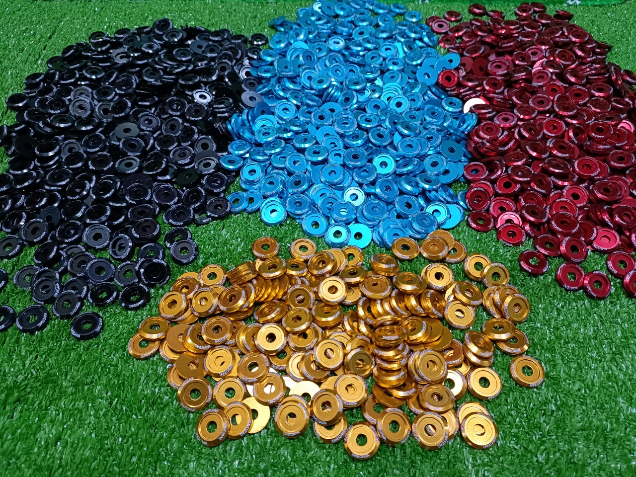10 LÔNG ĐỀN NHÔM LỔ 6LI lưng 20mm