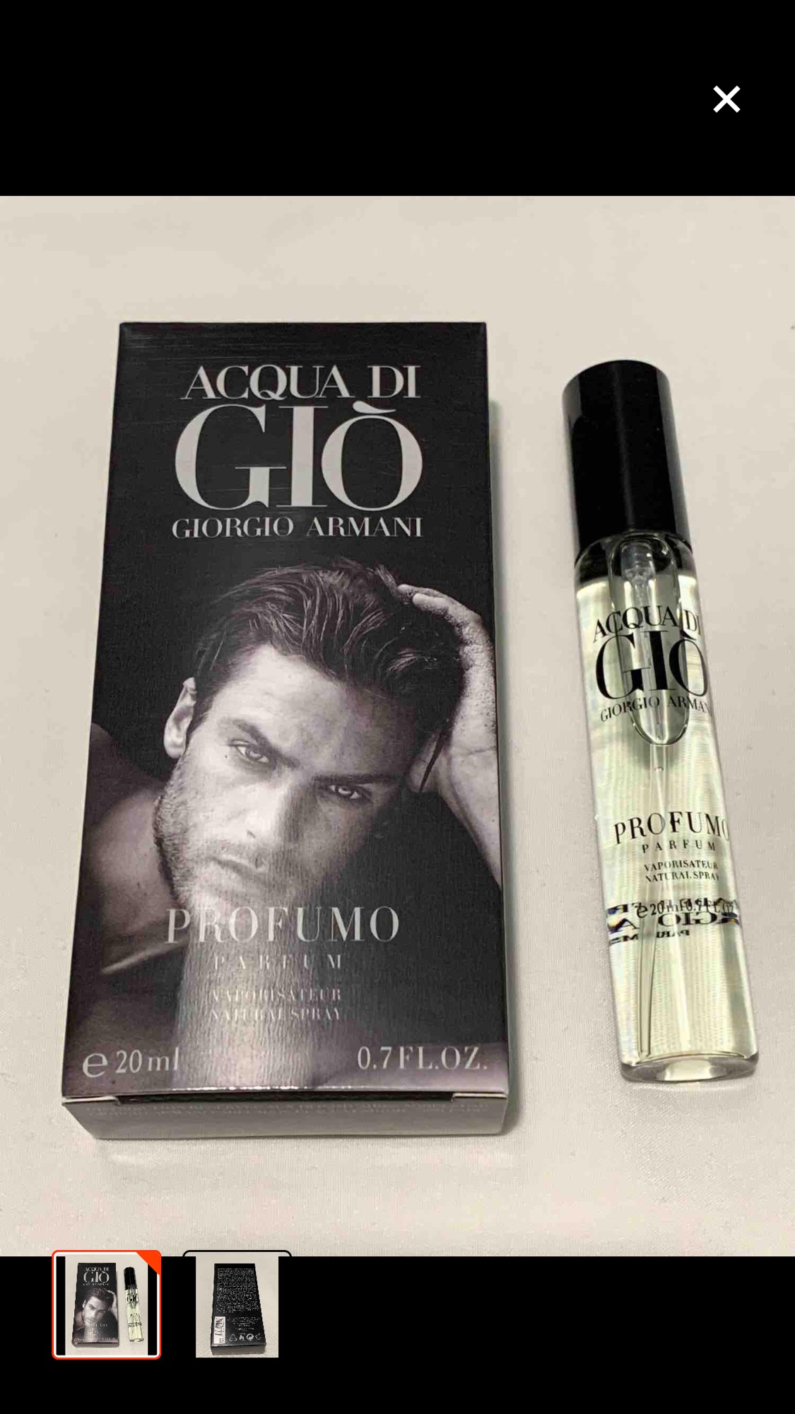 Nước hoa mini Giò Đen 20ml