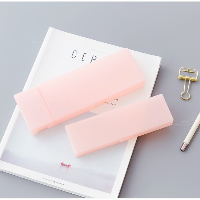 [HCM]Hộp bút nhựa Pastel