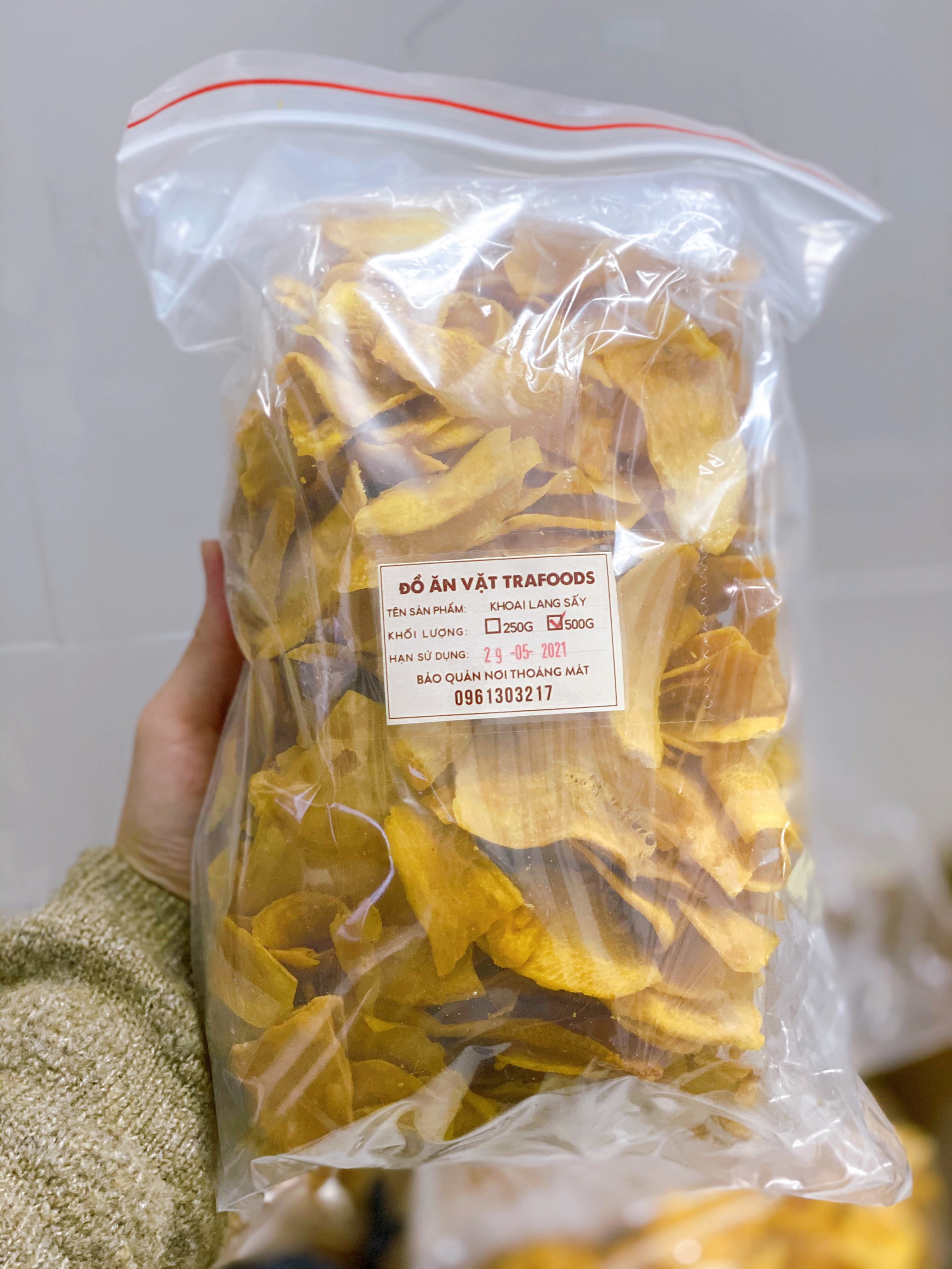 500G Khoai lang sấy mật ong Đà Lạt