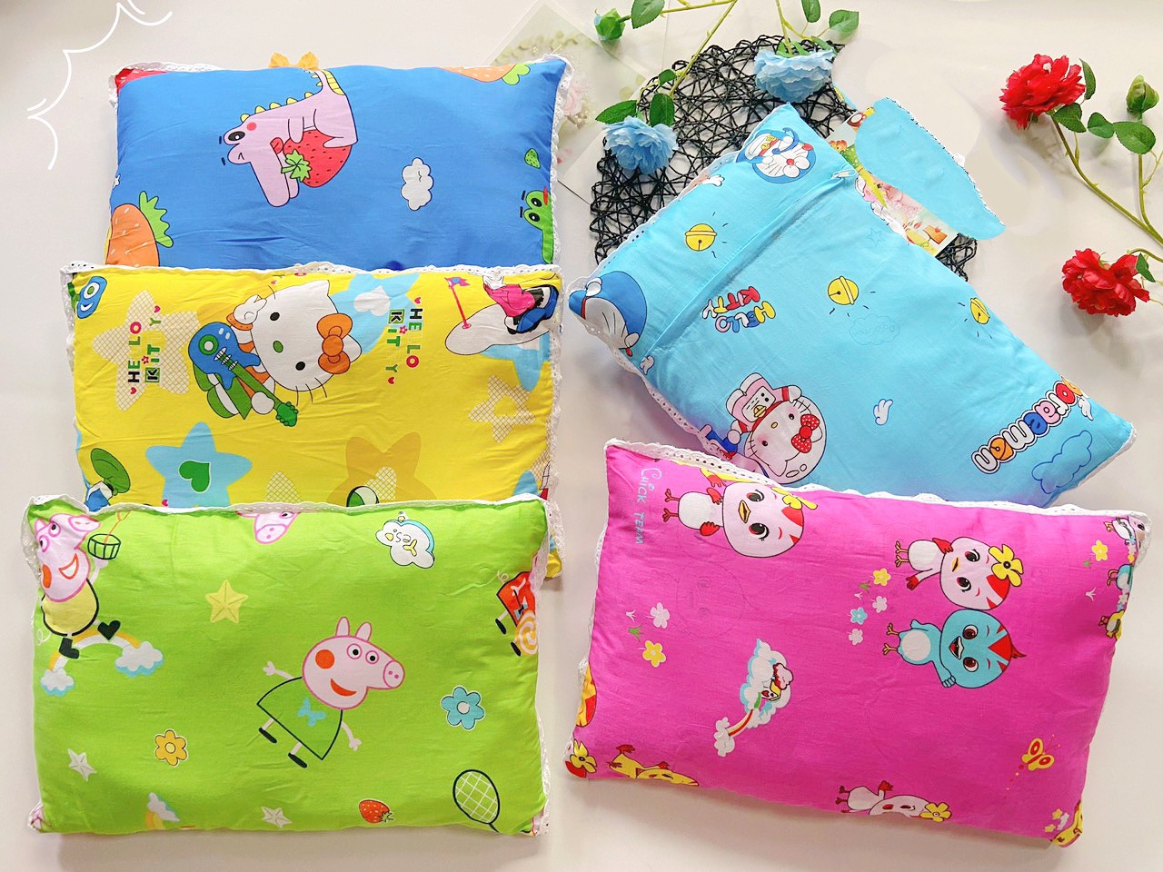 Gối lá đinh lăng Cao Cấp cho bé sơ sinh đến 5 tuổi
