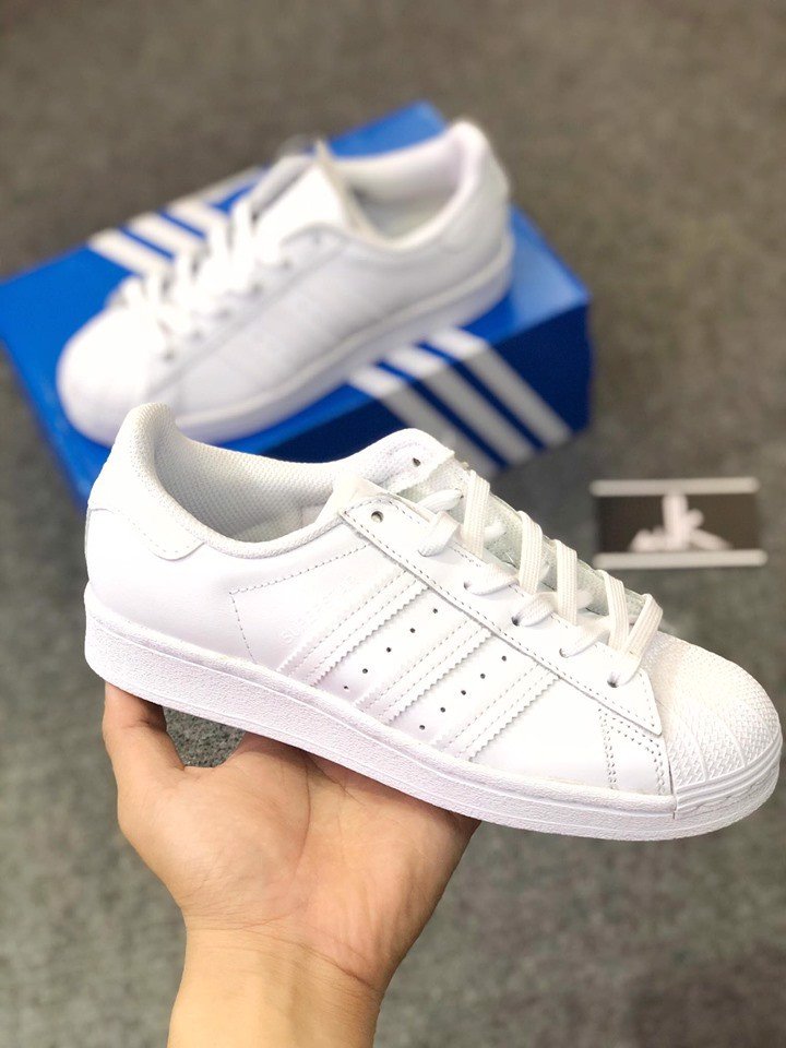 [CHÍNH HÃNG] Giày Adidas SuperStar All White EG4960