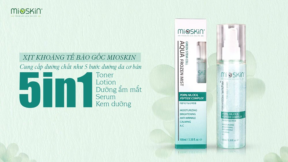 Xịt Khoáng Mioskin Tế Bào Gốc 100ml Hàn Quốc