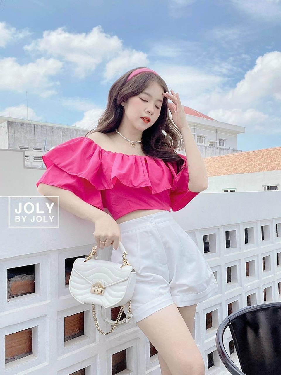 Áo Trễ Vai Croptop Tay Ngắn PINKSTORE29 A5376