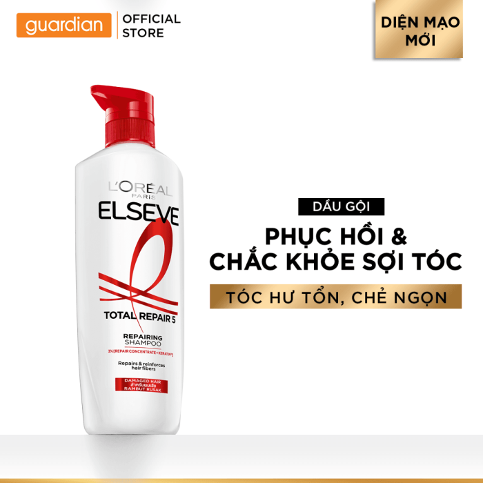 Dầu gội phục hồi hư tổn L'Oreal Elseve Total Repair (650ml)