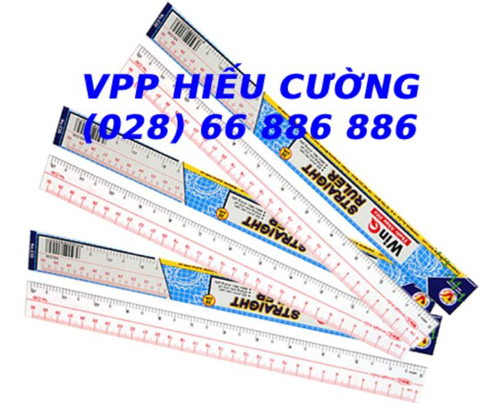Thước kẻ 20cm, 30cm dẻo WinQ. Do VPP Hiếu Cường cung cấp