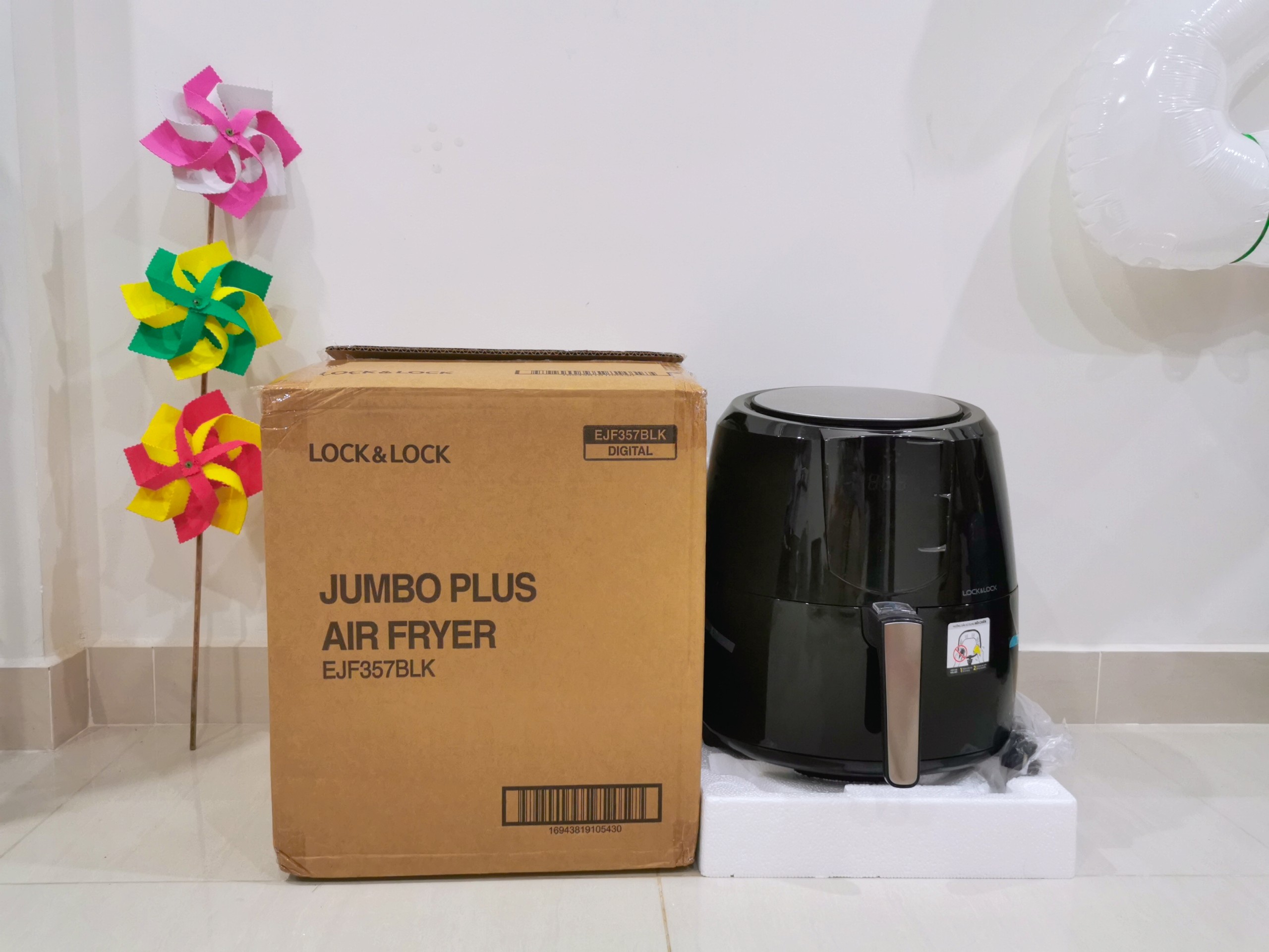 Nồi chiên không dầu điện tử LOCK&LOCK EJF357 (5.2L) 1800W